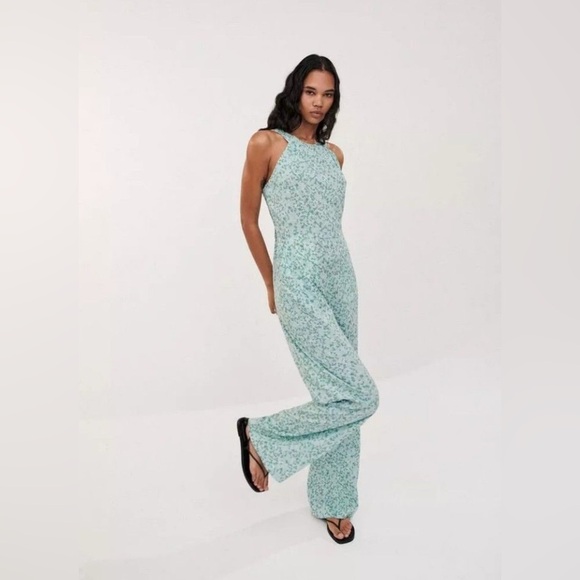 Zara Floral Printed Jumpsuit - Picture 1 of 4
